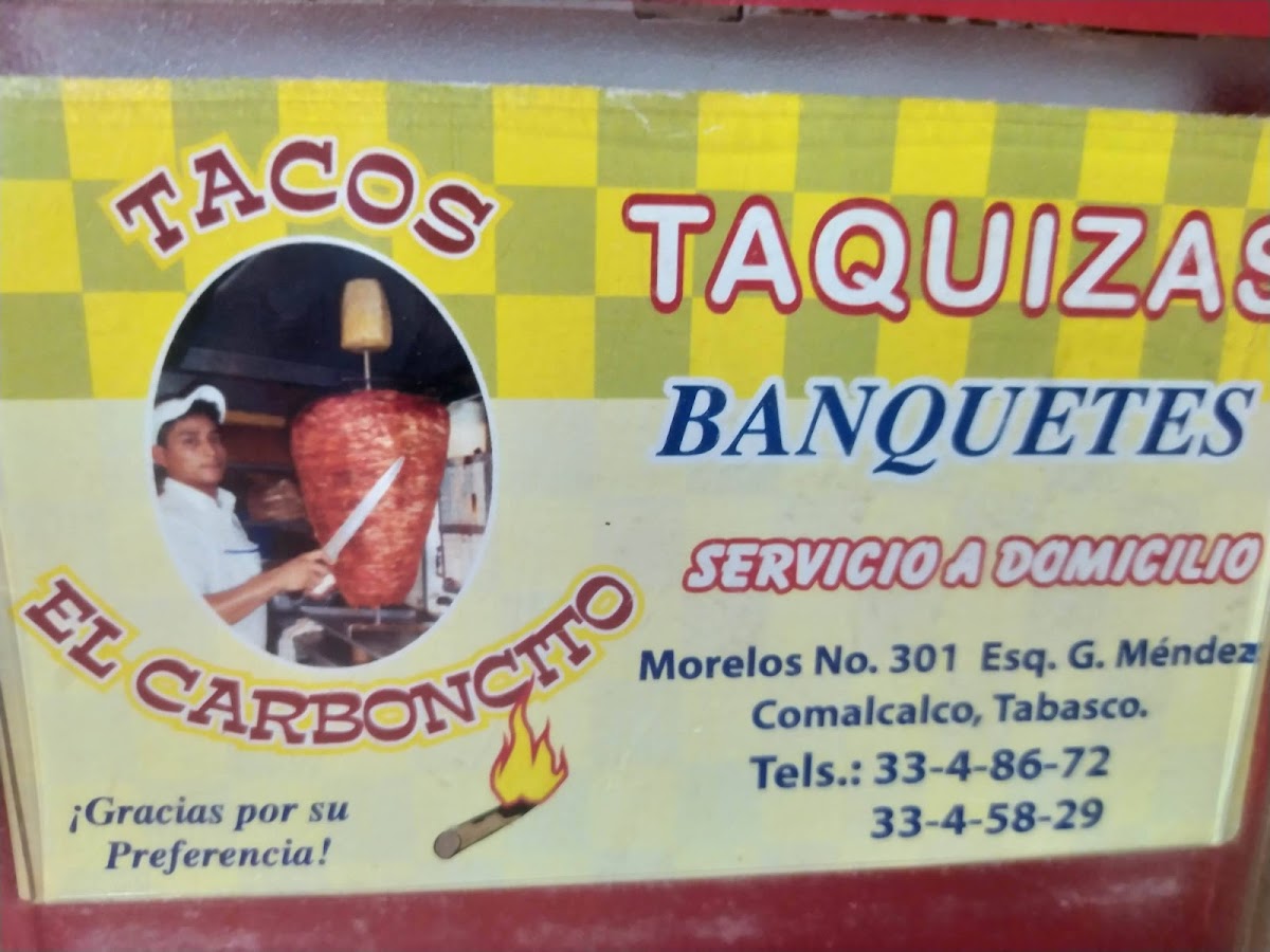 El Carboncito Menu - Image 3